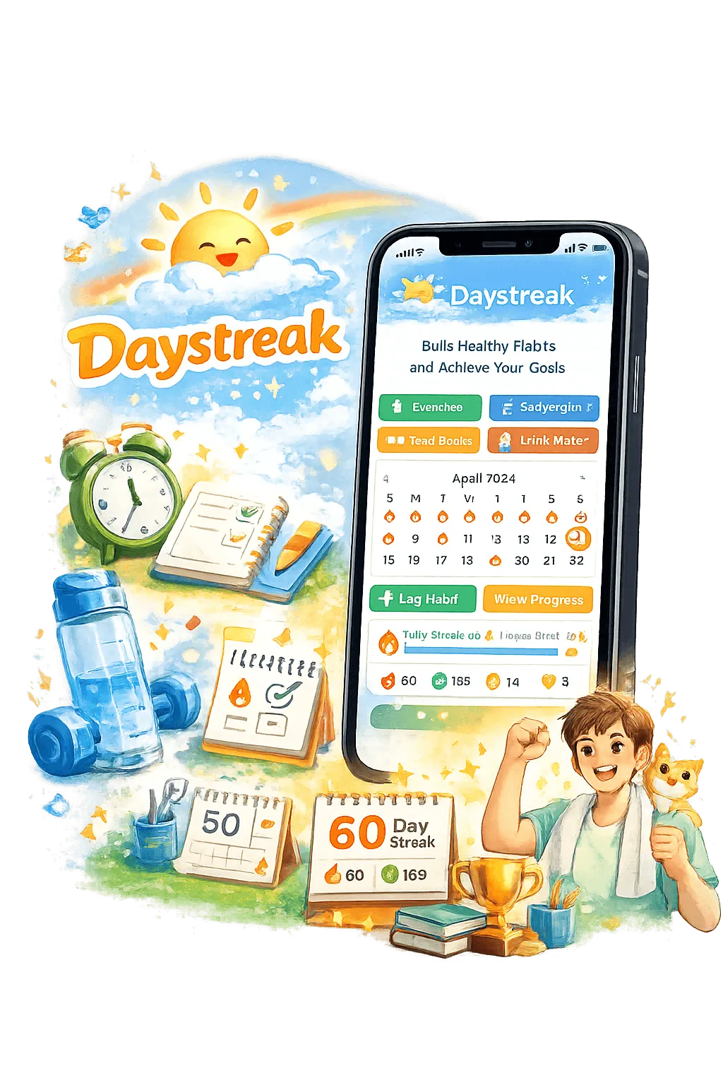 Daystreak app preview